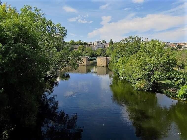Le Thouet, les promenades et le canoë — vue 14