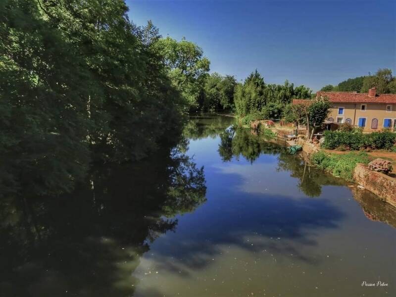 La Charente et les maisons de Savigné